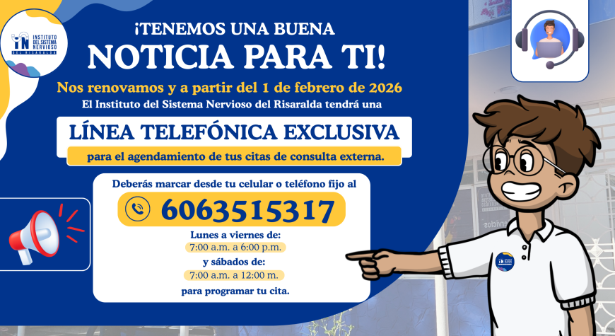 Citas en el Instituto del Sistema Nervioso del Risaralda